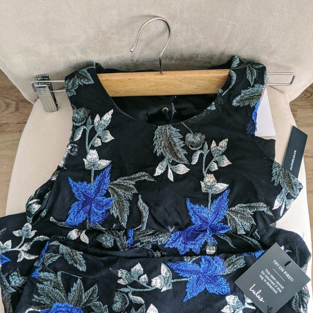 Lulus Botanical Floral Print Embroider Two-Piece - Picture 7 of 10